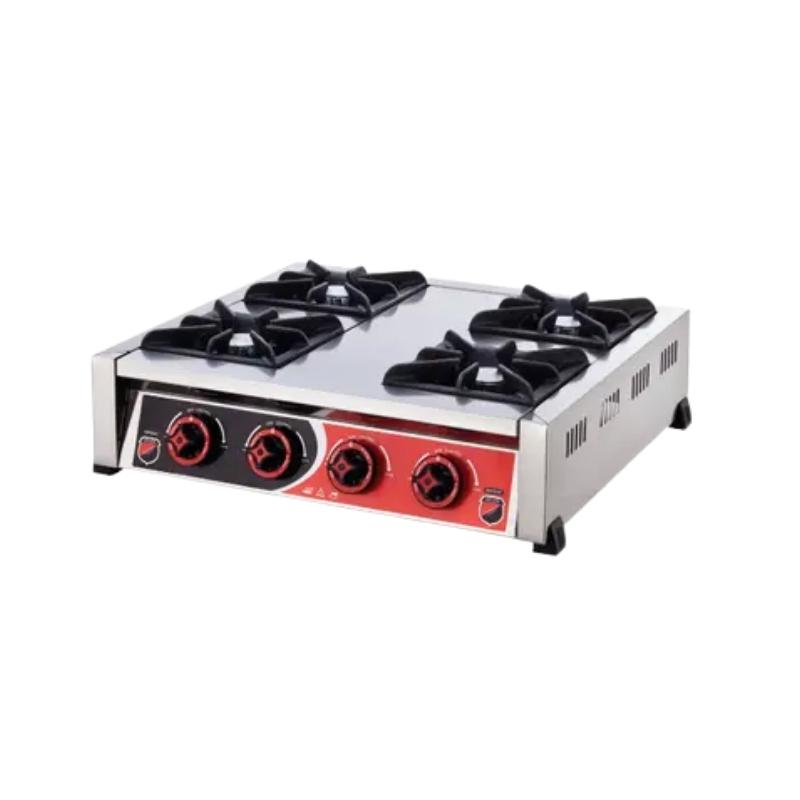 Işıkgaz  Silverinox 2907 4 Gözlü Doğalgazlı Set Üstü Mini Ocak